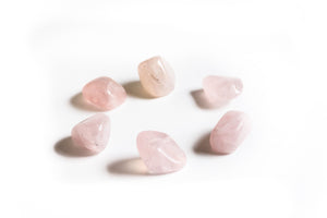 Rose Quartz, tumbled, one piece