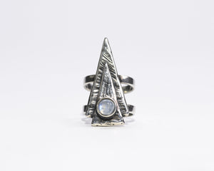 Stacked Triangle Ring